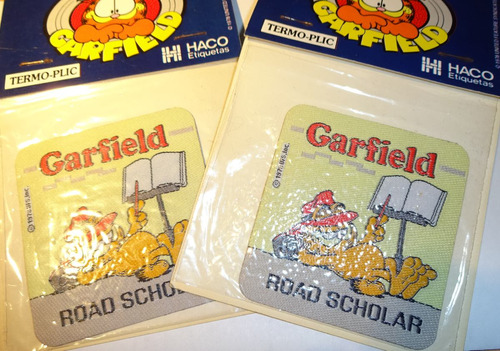 Garfield Logo Parche Aplique Termo Adhesivo Prendas Mochila