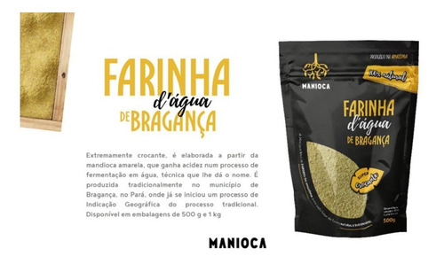 Imagem 3 de 8 de Farinha D'água De Bragança 500g 100% Natural E Sem Glúten