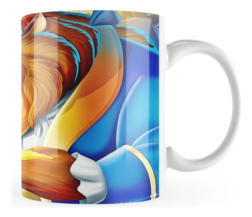 Caneca A Bela E A Fera Desenho Mod 2