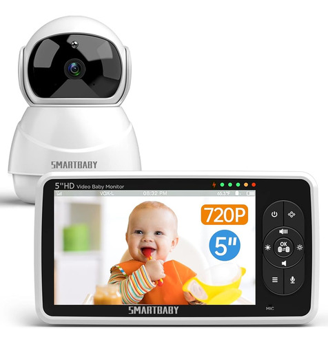 Uksup Baby Monitor - 720p 5  Hd Display Video Baby Monitor C