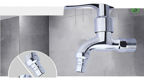 Grifo Montado En Pared Agua Fría Baño Lavabo Lavabo