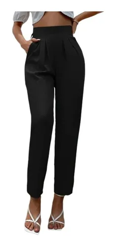 Pantalón Casual Mujer Stfashion Negro 51003817 Gabardina Stretch – SALVAJE  TENTACIÓN