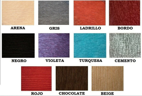 Silla Matera A Resorte Reforzado, Chenille Dto Fabrica