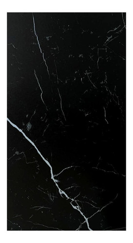 Porcelanato Spl Negro Marmol Marquina Satinado Rect 80x160