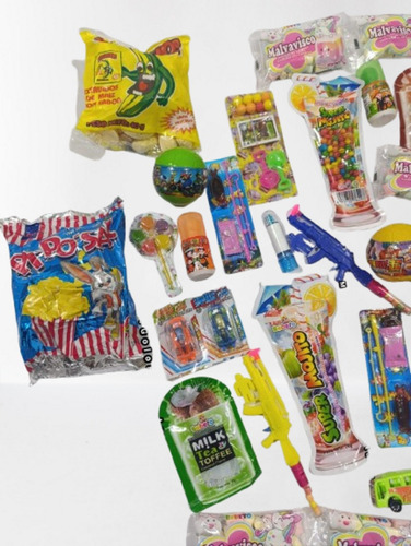Golosinas Surtido Piñata Xl + Juguetes Importados,cumpleaños