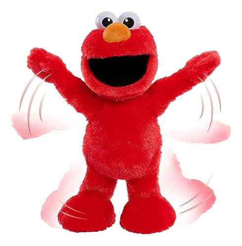 Sesame Street Elmo Slide Cantando Y Bailando Peluche De 14 P