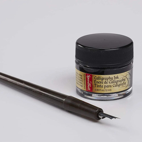 Kit De Plumillas Y Tinta Negra 102 - 12 Ml - Speedball