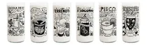 Comprar Vasos Del Catador 6 Vasos De Tragos Típicos Chilenos - 500 M Negro