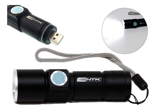 Lanterna Cymba Recarregável Led Usb Leve Compacto Nautika