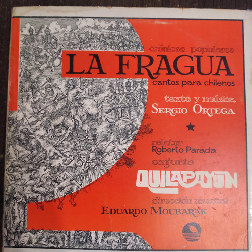 Disco Vinilo Quilapayún,  La Fragua 