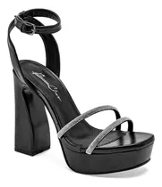 Comprar Zapatilla Tacon 12cm De Been Class Mujer Xce Negro Plata T9