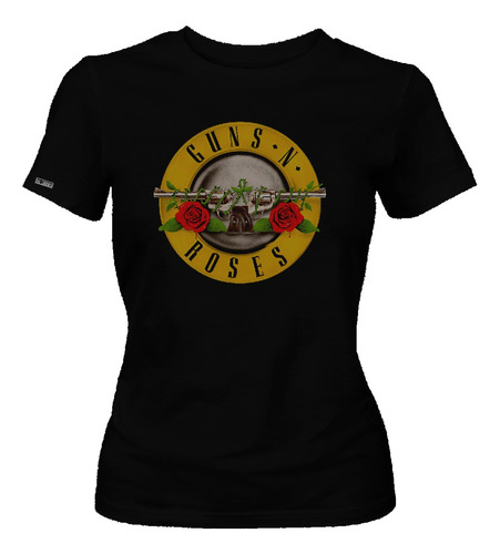 Camiseta Dama Guns N Roses Rock Metal Dbo2