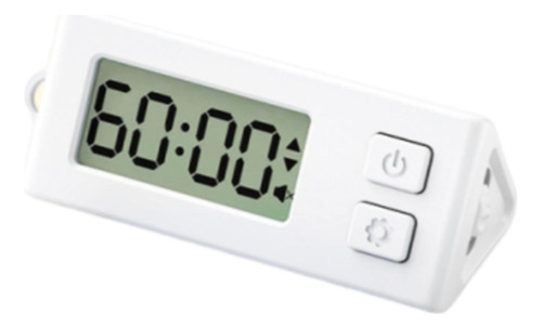 Temporizador Digital Pequeño Reloj De Cuenta Blanco