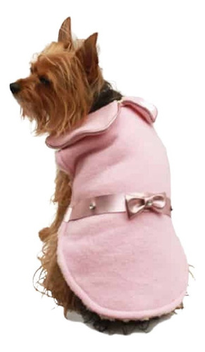 Capa Abrigo Calientito Trendy Rosa P/perro Talla 0 Pet Pals