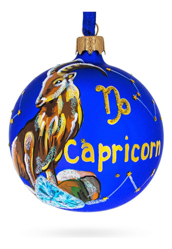 Capricornio Zodiaco Horóscopo Signo Bola De Vidrio Adorno De