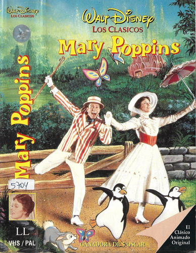 Mary Poppins Original Vhs Walt Disney Julie Andrews
