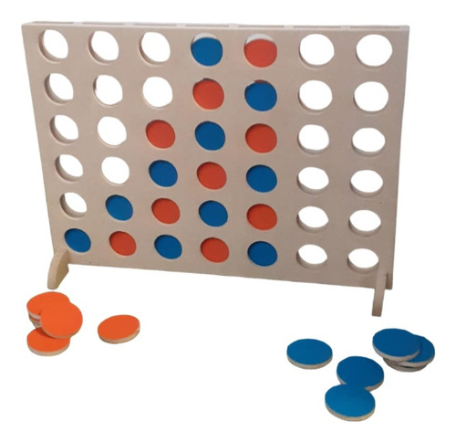 Juego De Mesa Infantil Junta 4 Madera