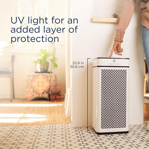 Purificador De Aire Con Luz Uv Y Filtro Hepa H14 | Ma-40