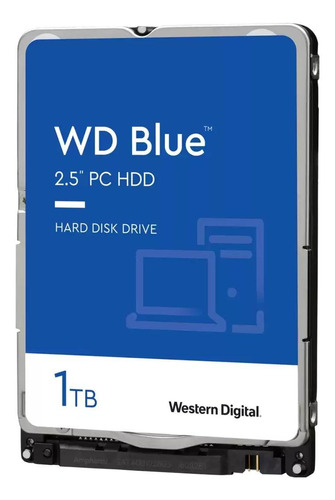 Imagem 1 de 4 de Disco rígido interno Western Digital  WD10SPZX 1TB azul