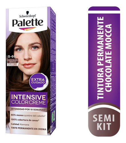  Tinte Cabello Palette Color Creme Perma - Ml Tono 5-60 Chocolate Mocca