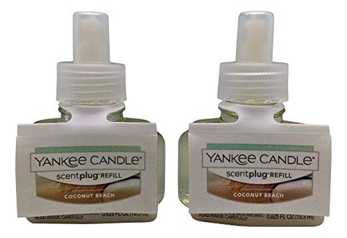 Yankee Candle Coconut Beach Scentplug Recambio 2-pack