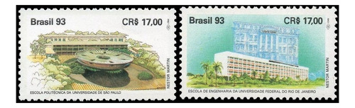 Ingeniería - Escuelas - Brasil - Serie Mint - Yv 2129-30