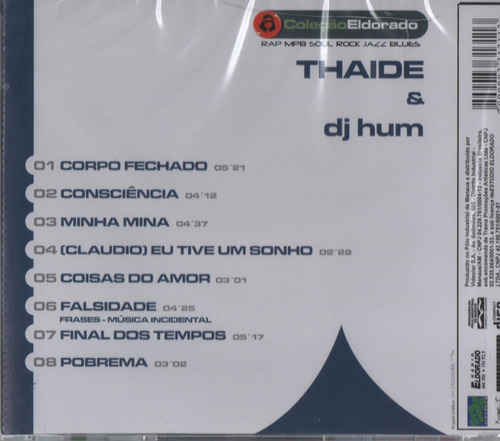 Cd Thaíde E Dj Hum - Pergunte A Quem Conhece Novo_lacrado