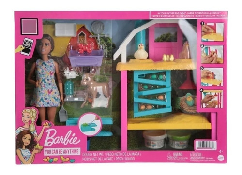 Barbie Granja De Gallinas Pollitos