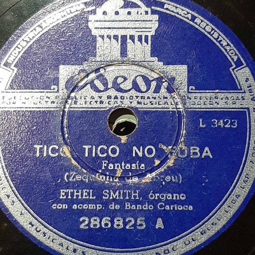 Pasta Ethel Smith Organo Acom Bando Carioca Odeon C243