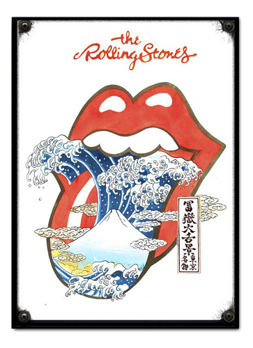 #557 - Cuadro Decorativo Vintage 30 X 40 - Rolling Stones 