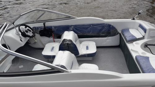 Lancha Open 3v De 4,7 Con Mercury 4 Tiempos De 60 Hp Full