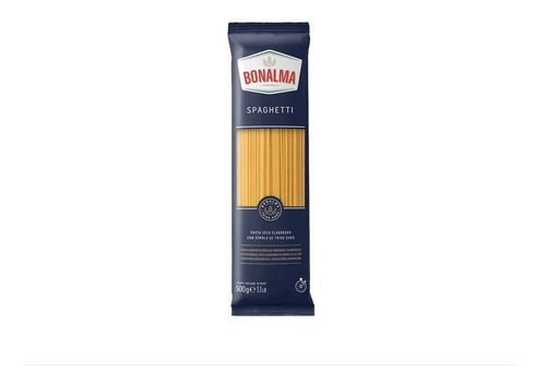 Spaghetti X500gr Bonalma Premium Semola De Trigo Duro 