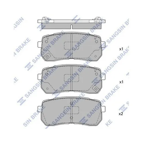Pastillas Freno Traseras Para Kia Sorento All New (16+...)