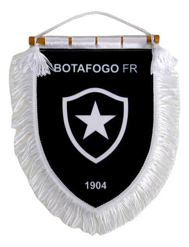 Flâmula Botafogo F. R. Glorioso Cor Preto/branco