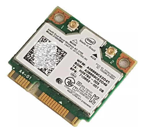 Placa Wifi Wireless 3160hmw Para Hp Probook 440 G2 (Usado)