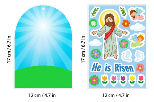 Pegatinas Cristianas Para Niños Pegatinas De Escenas De Pasc