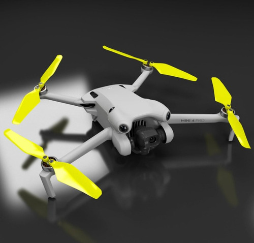 Master Airscrew Helices Dji Mini 3 4 Pro Super Silenciosas Amarillo
