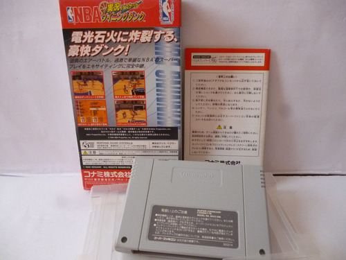 Konami Nba Live Condition Basket Winning Dunk Super Famicom (Usado)