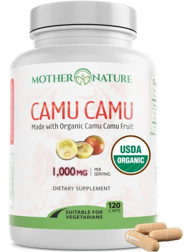 Vitamina C Orgánica De Cápsulas De Camu Camu 1000mg It24m