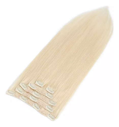 Cabelo Humano Loiro Liso + Oculos De Sol Combo 2