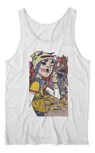 Musculosa Gorillaz 2d Diseños Exclusivos