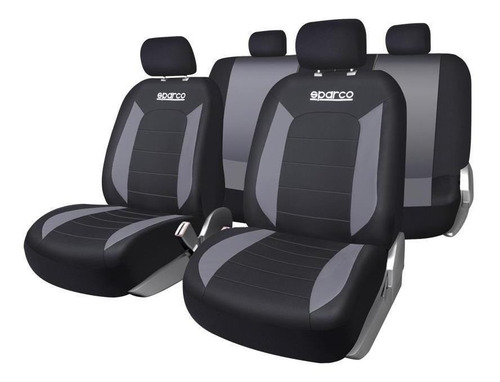 Imagen 1 de 8 de Fundas Cubre Asientos Autos Universal 9 Piezas Sparco