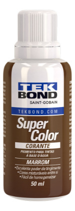 Corante Liquido P/tinta Marrom 50ml Tekbond