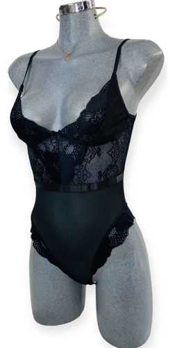 Lote 6 Piezas Body Dama Pantiblusa Encaje Y Mesh Unitalla