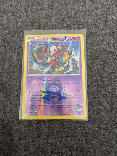 Team Aqua Seviper 9/34 Reverse Double Crisis Rival Dcr (Usado)