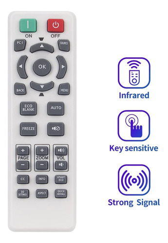Control Remoto De Repuesto Rs7286 Para Proyector Benq Th682s
