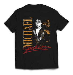 Camiseta Michael Jackson King Of Pop Rock Activity