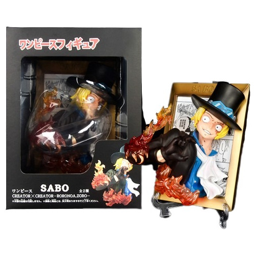 Figura Tipo Cuadro Sabo One Piece Anime Colección 20 Cm