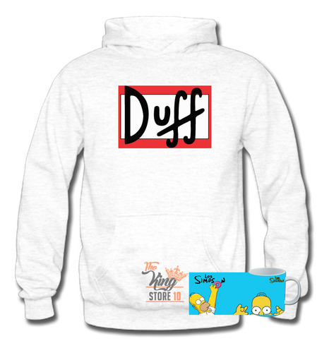 Poleron + Taza, Duff, Beer, Cerveza, Los Simpson, Serie, Springfield / The King Store