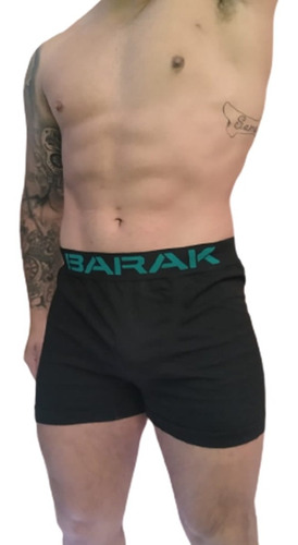 Pack X 6 Boxers Hombre Barak Algodón Lisos Talles Grandes